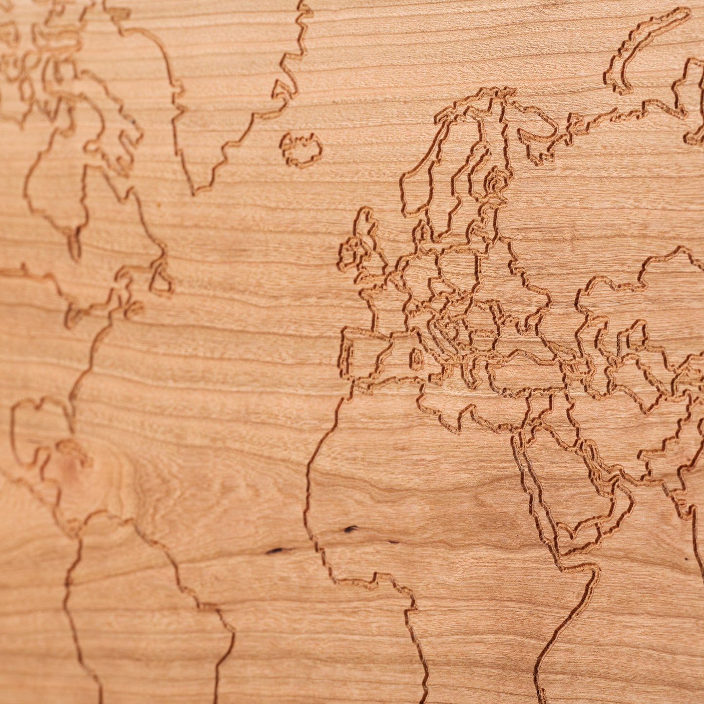 Weltkarte - Around the World - Holz-Tradition by Gehringer